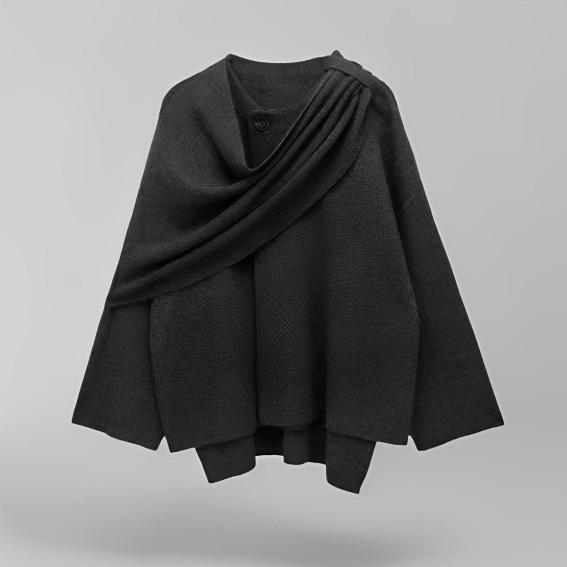 Out-Shine | Cape Coat With Scarf