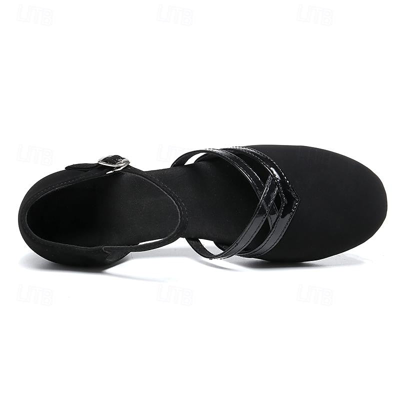 Out-Shine | Modern Dance Shoes For Women - Black - High Quality Suede
