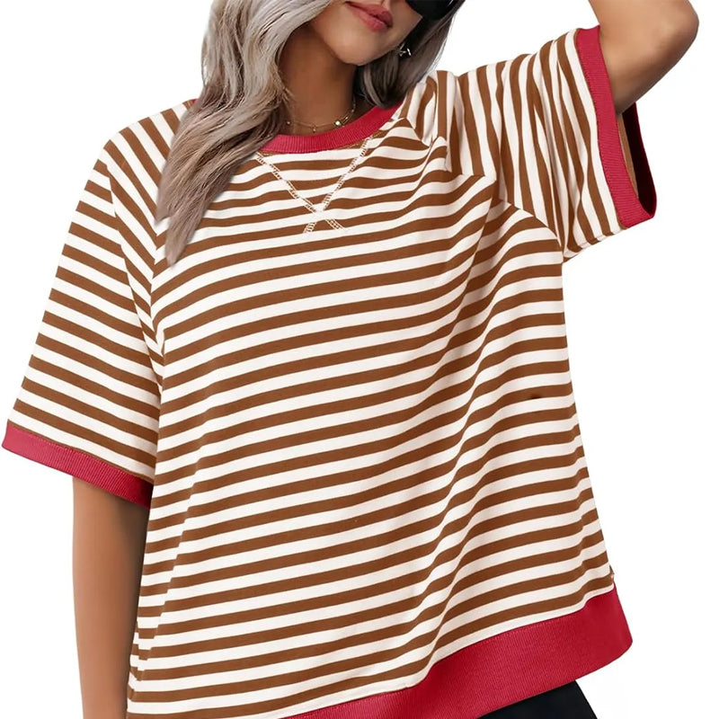 Out-Shine | Relaxed Striped T - Shirt