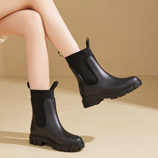 Out-Shine | Waterproof Boots With Thick Soles