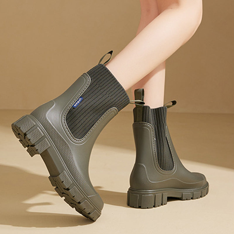 Out-Shine | Waterproof Boots With Thick Soles