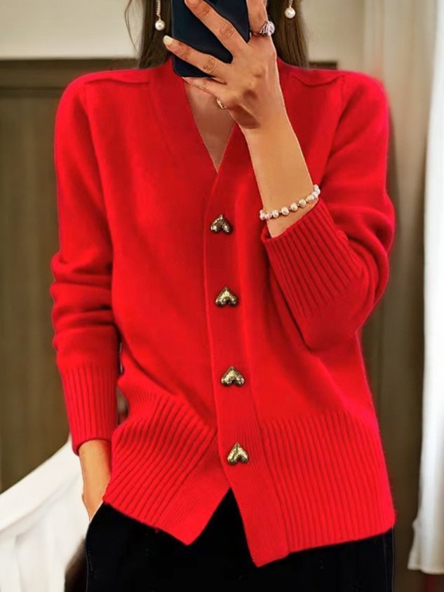 Out-Shine | Cardboard jacket with heart buttons