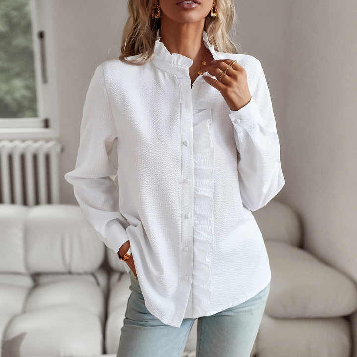 Out-Shine | Elegant Ruffle Blouse