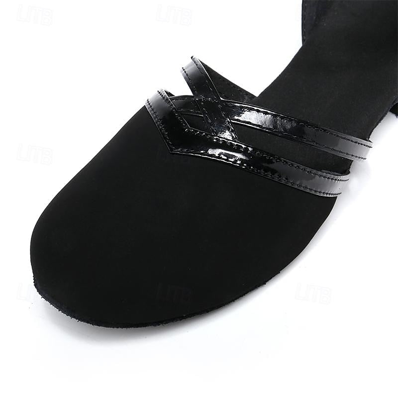 Out-Shine | Modern Dance Shoes For Women - Black - High Quality Suede