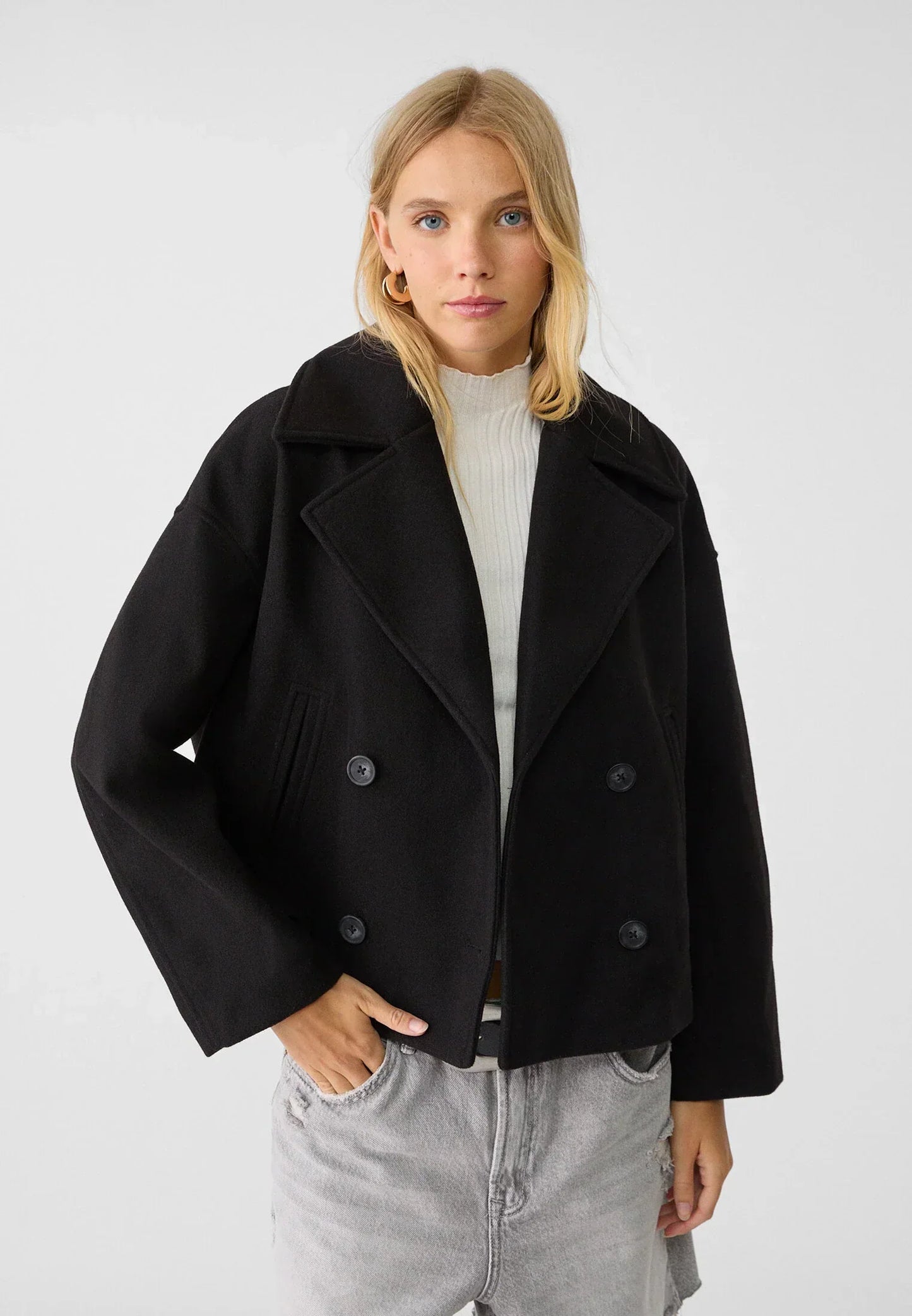 Out-Shine | Short Double-breasted Jacket for Women